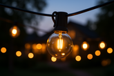 150ft Outdoor Festoon string lights with G40 bulbs